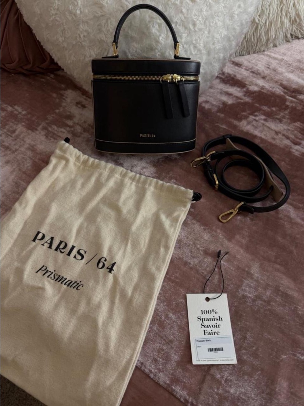Black Mini Top-Handle / Crossbody Bag